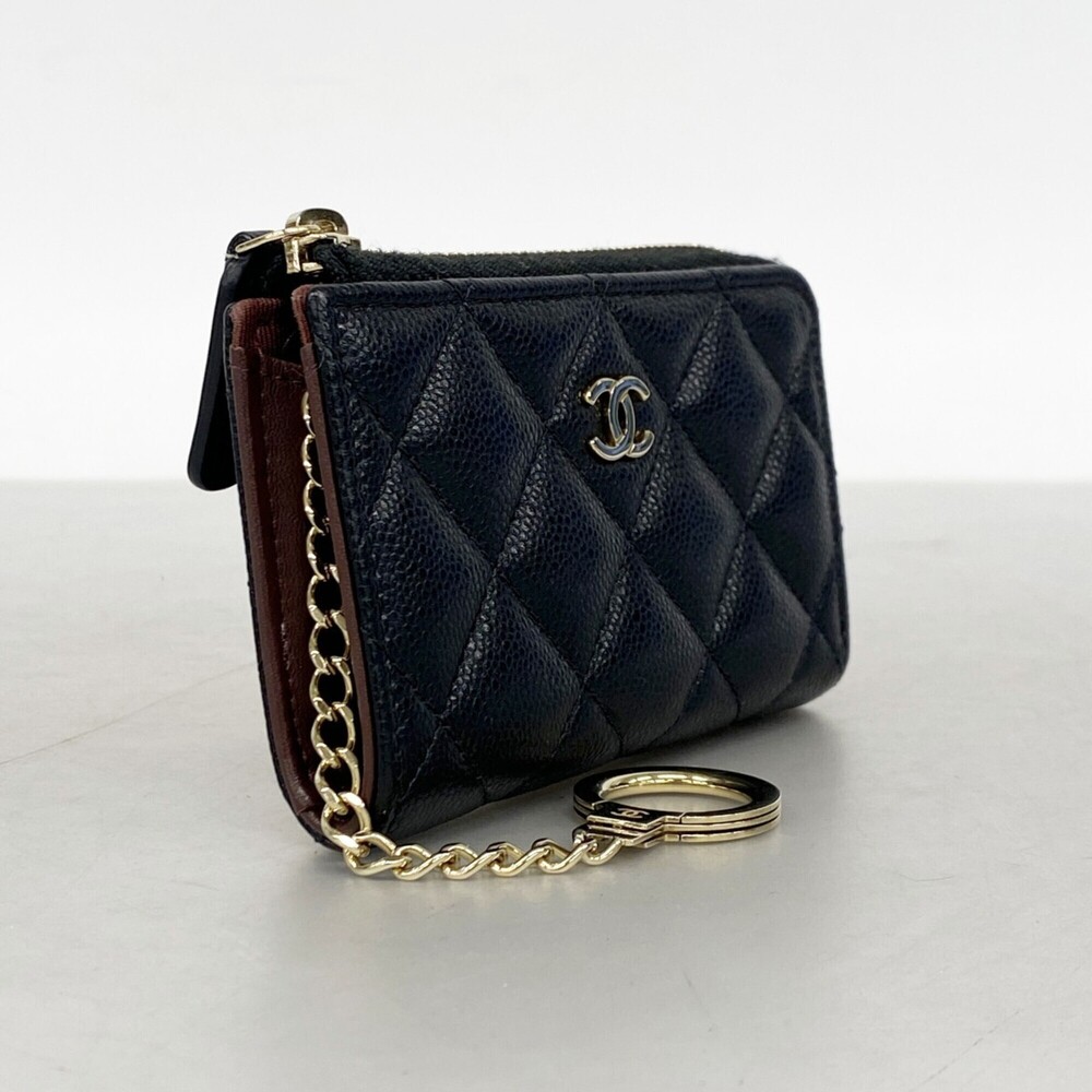 CHANEL Black Caviar Leather Wallet - Picture 2 of 8